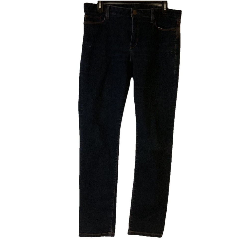 Banana Republic Jeans Womens 31P Blue Cotton Tapered Denim Casual Comfort 32x27